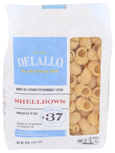 Delallo Pasta Shellbows 16 Oz