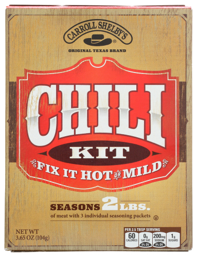 Carroll Shelby Chili Texas Kit 3.65 Oz