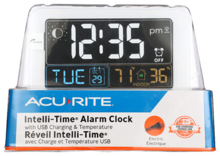 Acu Rite Clock Alarm Intelli Time 1 Ea