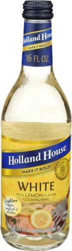 Holland House Cook Wine White Lemon 16 Oz