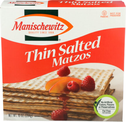 Manischewitz Matzo Thin Salted 10 Oz