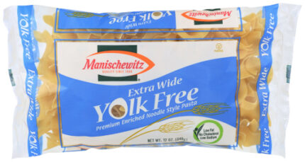 Manischewitz Noodle Yolk Free Xwide 12 Oz
