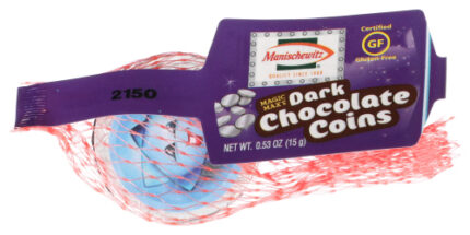 Manischewitz Choc Coin Dark 0.53 Oz