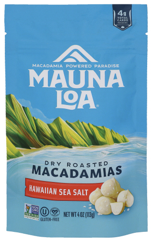 Mauna Loa Macadamias Ssalt Hawaiian 4 Oz
