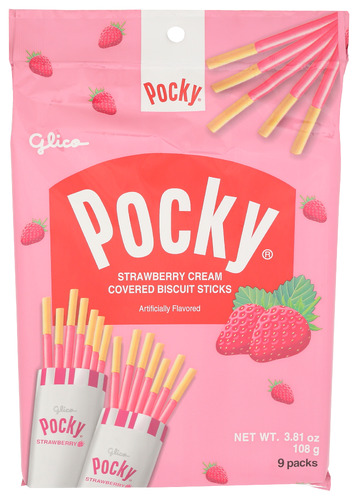 Glico Candy Pocky Strawbrry 3.81 Oz