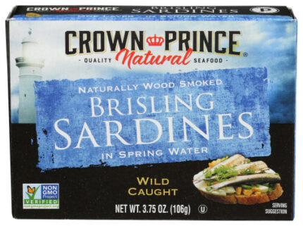 Crown Prince Sardine Brisling Wtr 3.75 Oz