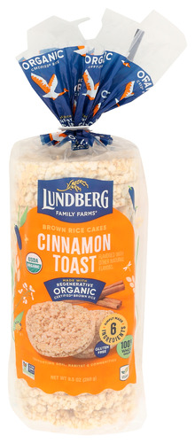 Lundberg Rice Cake Cnmn Toast Org 9.50 Oz