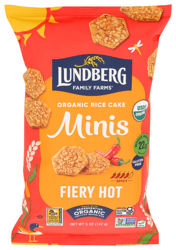 Lundberg Rice Cake Min Fiery Hot 5 Oz