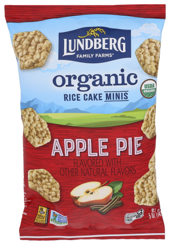 Lundberg Rice Cakes Mini Appl Org 5 Oz