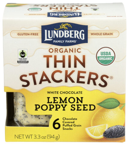 Lundberg Rice Crkr Thn Lmn Py Org 3.30 Oz