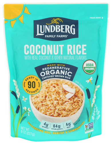 Lundberg Rice Coconut Rth Rgn 8 Oz