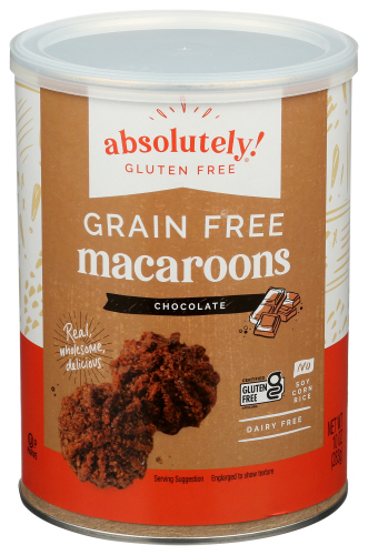Absolutely Gluten Free Macaroon Cocnt W Choc Drz 10 Oz