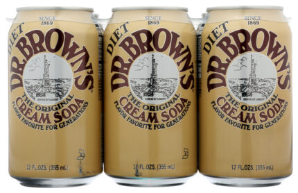 Dr Browns Soda Diet Creme 6Pk 72 Oz