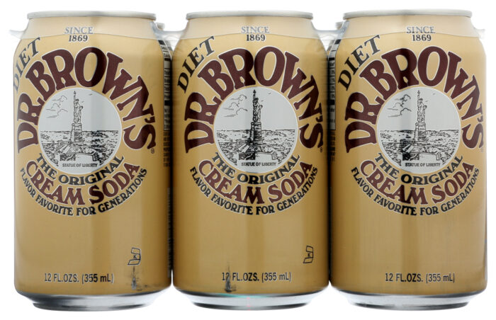 Dr Browns Soda Diet Creme 6Pk 72 Oz - Image 1