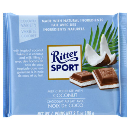 Ritter Bar,Chocolate Coconut 3.5 Oz