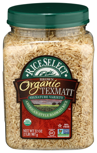 Riceselect Rice Brown Jar Org 32 Oz