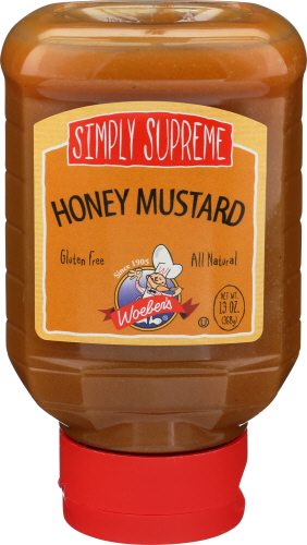 Woeber Mustard Smply Suprm Honey 13 Oz