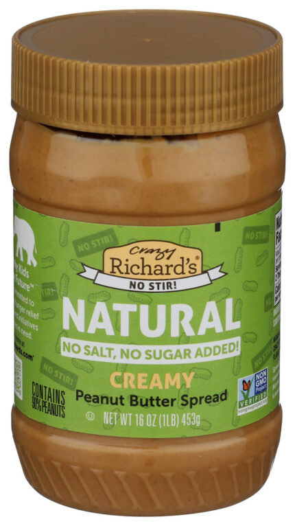 Crazy Richard Peanut Butter No Stir 16 Oz