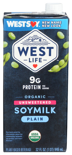 West Life Soymilk Unswt 32 Fo