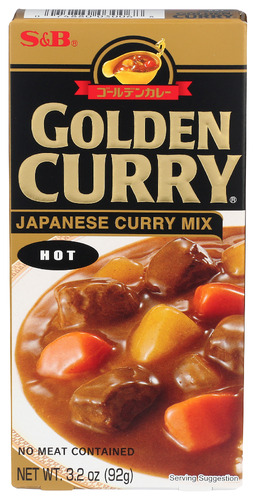 S & B Sauce Mix Hot Gldn Curry 3.20 Oz