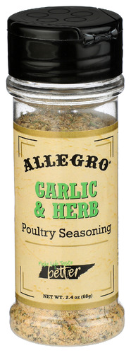 Allegro Seasoning Garlic Herb 2.40 Oz