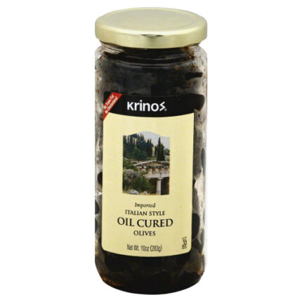 Krinos Olive Cured In Oil 10 Oz