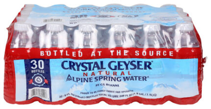 Crystal Geyser Alpine Spr Water Spring 30Pk 8Oz 240 Fo