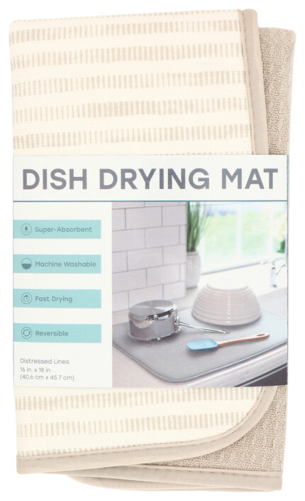 Schroeder & Tremayne Dish Drying Mat Lines 1 Ea