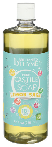 Brittanies Thyme Soap Liquid Lemon Sage 32 Fo
