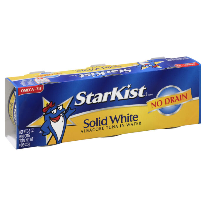 Starkist, Solid White Tuna In Water Ez Open Lid, Case Of 8, 9 Oz - Image 1