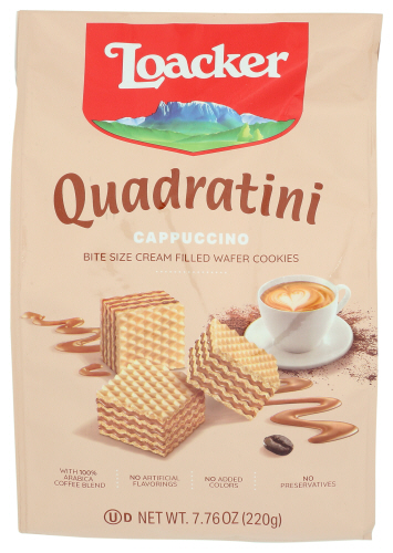 Loacker Wafer Qudrtni Capcno 220G 7.76 Oz