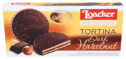 Loacker Cookie Drk Hazelnut 4.41 Oz