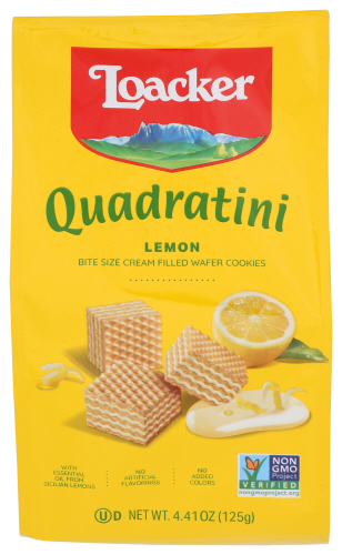 Loacker Wafer Qudrtni Lemon 125G 4.41 Oz