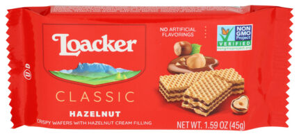 Loacker Wafer Clsc Hzelnt 45G 1.59 Oz
