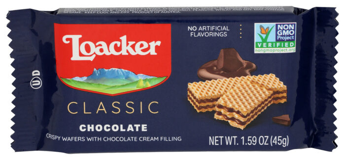 Loacker Wafer Clsc Choc 45G 1.59 Oz - Image 1