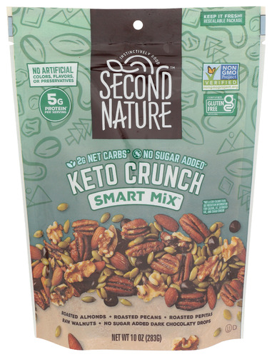 Second Nature Trail Mix Keto Crnch Smrt 10 Oz
