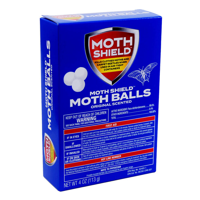 Moth Shield Moth Balls 4 Oz Original - Image 1