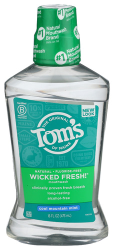 Toms Of Maine Mouthwash Wkdfrsh Mint Mnt 16 Oz