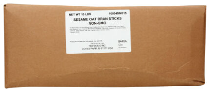 Bulk Eb Snack Sesame Stck Oat Bran 15 Lb