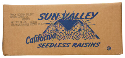 Bulk Eb Frt Raisin Gldn Seedless 30 Lb