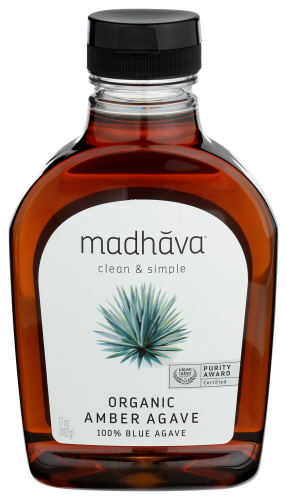 Madhava Agave Nectar Amber Raw 17 Oz