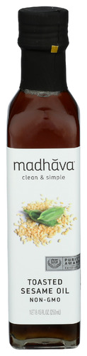 Madhava Sesame Oil Toasted 8.45 Fo