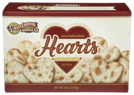 Valley Lahvosh Cracker Heart Orgnl 4.50 Oz