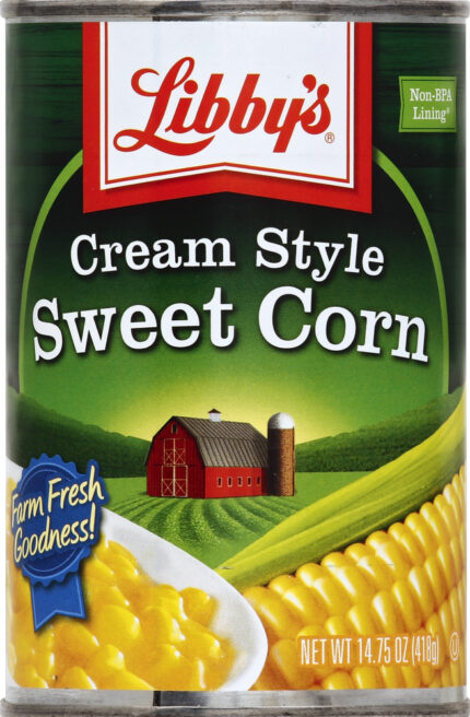 Libby'S, Cream Style Sweet Corn, Case Of 24, 14.75 Oz