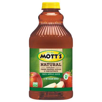 Mott'S, 100% Apple Juice, Case Of 8, 64 Fl Oz