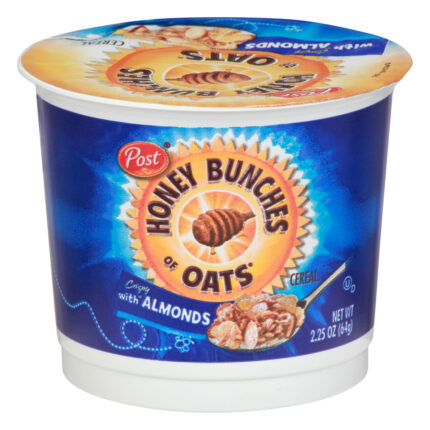 Post, Honey Bunches Of Oats Cereal, Case Of 12, 2.25 Oz