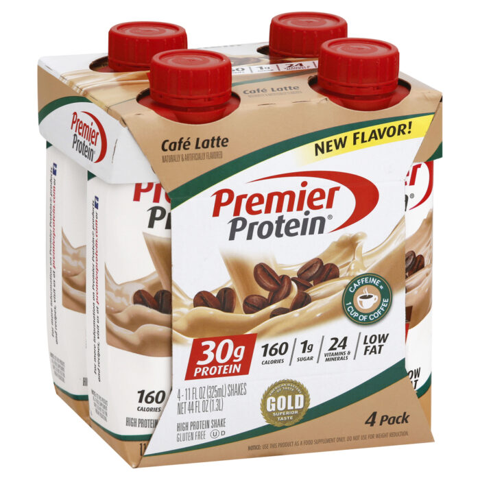 Premier Protein, High Protein Shake Cafe Latte, Case Of 3, 44 Fl Oz - Image 1