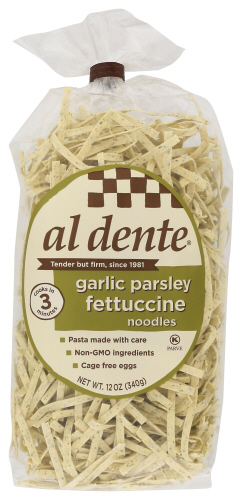 Al Dente Pasta Fttccne Garlic Parsley 12 Oz