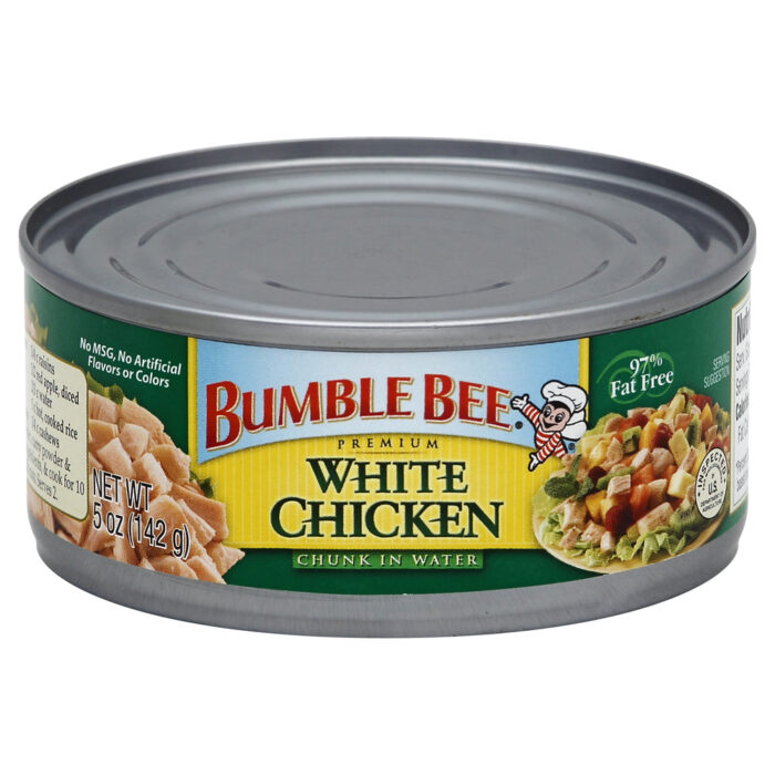 Bumble Bee, Premium White Chicken Chunk In Water Can, Case Of 24, 5 Oz - Image 1