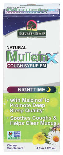 Natures Answer Mulleinx Nighttime Syrup 4 Fo